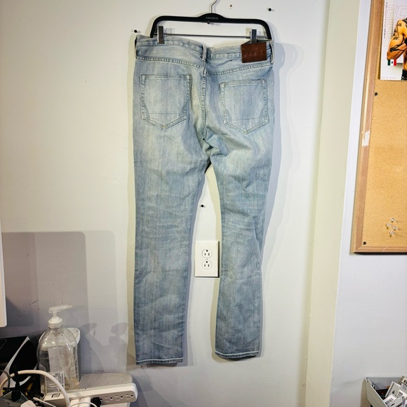 All Saints Light Blue Rex Jeans Men’s Size 32 - Picture 6 of 11